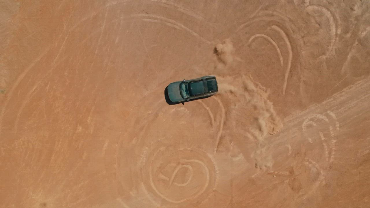 Rivian R1T and R1S performing Kick Turn maneuvers. Video provided courtesy of Rivian.